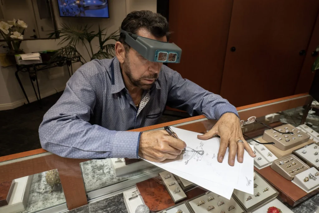 Jeweler at the bench