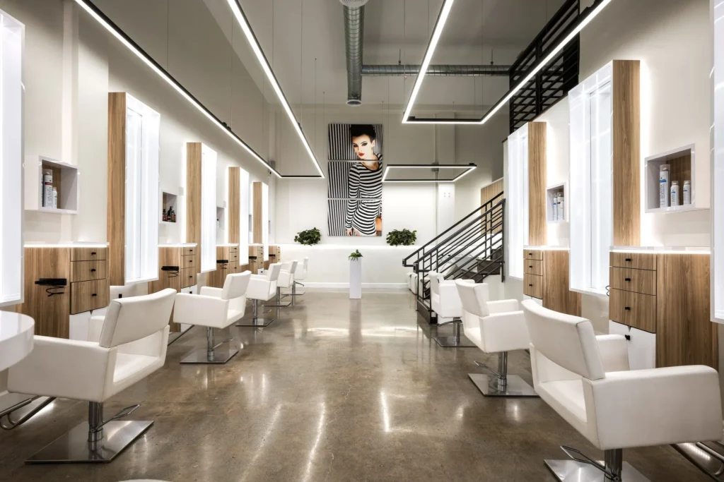 Salon interior photography